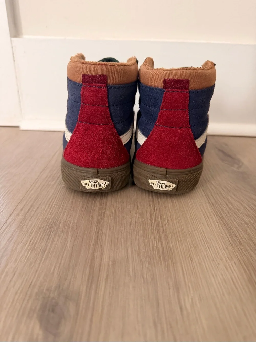 Vans Kids Multicolor High-Top Sneakers - Green/Navy/Brown/Red
